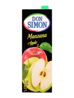 Don Simon Apple (Manzana) Juice 1ltr - Refreshing and Delicious Apple Juice for a Healthy Boost