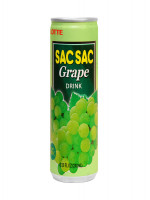 Lotte Sacsac Grape Pulpe Drink 240ml