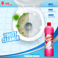 Bathroom Cleaner Vixol Pink 450ml - Say Goodbye to Grime and Hello to Sparkling Clean Bathrooms!