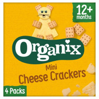 Organix Mini Cheese Crackers 80gm - Delicious and Nutritious Snack for All Ages