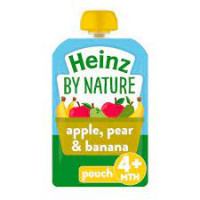 Heinz By Nature Apple, Pear & Banana Puree (4 - 36 months) 100gm