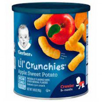 "Gerber Lil' Crunchies" Apple Sweet Potato 42gm