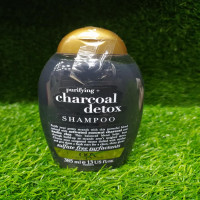 OGX Purifying + Charcoal Detox Shampoo 385ml｜ Detox Shampoo for Buildup Removal and Light Nourishment ｜ OGX Shampoo