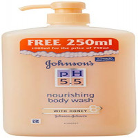 Johnsons Ph 5.5 Nourishing Bodywash With Honey - 1000ml: Gently Cleanse and Nourish Your Skin