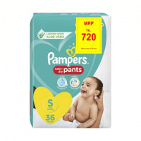 Pampers Baby Dry Pants Value Pack Small 4-8 Kg, 36 Pants