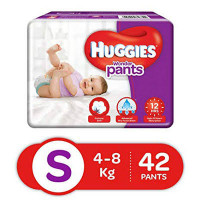 Huggies Wonder Pants Bubble Bed S 42 pcs - Get Comfy Diapering for Little Ones (4-8 Kg)