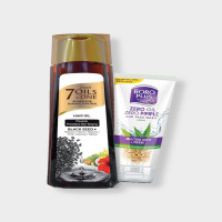 Emami Black Seed Hair Oil - 7 Oils in One - 300ml - Get Free Face Wash