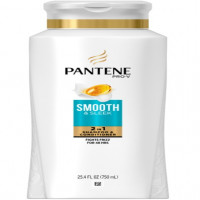 Pantene Pro-V Smooth & Sleek 2 in 1 Shampoo & Conditioner 750ml: Achieve Smooth and Sleek Hair with this Dual-action Formula!