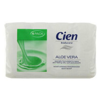 Cien Aloe Vera Moisturising Fragranced Bath Soap | 4x125g | Nourishing and Refreshing