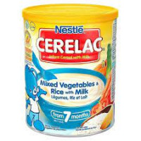 Nestle Cerelac Mixed Vegetables & Rice with milk 400gm | Best Quality Switzerland Nestle Cerelac Mixed Vegetables & Rice