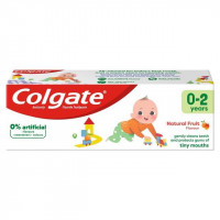 Colgate Baby Natural Mild Fruit Toothpaste (0-2 years) - 50ml | Organic Kids Toothpaste