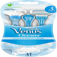 Gillette Venus Oceana 3pcs Razor - Smooth Shave for Effortless Beauty