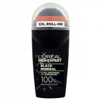 L'Oreal Men Expert Black Mineral Ultra Absorbing Deodorant - 50ml | Effective Sweat Control & Odor Protection | Ecommerce Site