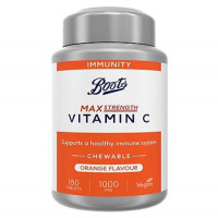 Boots Max Strength Vitamin C Chewable Tablets - 180 Count