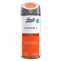 Boots Vitamin C +Zinc Immunity 180 Tablets
