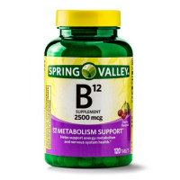 Spring Valley Sublingual B12 Vitamin Supplement 120 Tablets