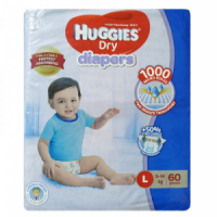 Huggies Large Belt Diaper 9-14Kg - 60 Pcs: Superior Comfort and Protection for Your Little One