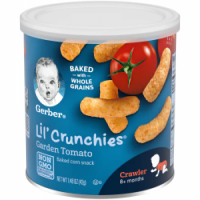 Gerber Lil Crunchies Garden Tomato - 42gm: Delicious and Nutritious Baby Snacks