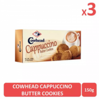 Cowhead Cappuccino Butter Cookies 150gm - Irresistibly Delicious Treats for Coffee Lovers!