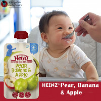 Heinz Pear, Banana & Apple Puree 4+months 120g