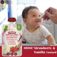 Heinz Strawberry & Vanilla Custard 8+months 120G