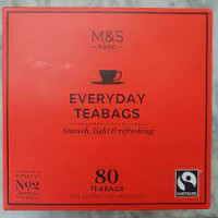 M&S Fairtrade Everyday Tea Bags 160 Pieces - Premium Tea Selection at Great Prices!