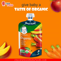 Gerber Organic Carrot, Apple & Mango Puree 99g - All-Natural Baby Food | E-Commerce Store