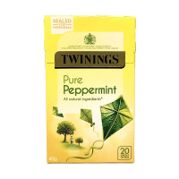 Twinings Pure Peppermint Tea 40gm - Refreshing Natural Herbal Beverage