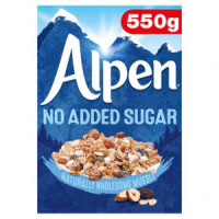 Alpen Non-GMO No Added Sugar Swiss Style Muesli (550gm) - Healthy Breakfast Option