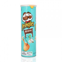 Pringles Ranch Chips 158gm: Savory Snack with Irresistible Ranch Flavor