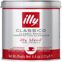 Illy Classico Ground Coffee 125gm