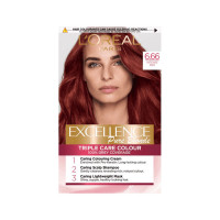 L’Oreal Excellence Crème 6.66 Intense Red Permanent Hair Dye