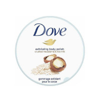 Dove Crushed Macadamia & Rice Milk: Exfoliate and Refresh with This Moderate Body Polish!