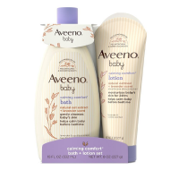 Aveeno Baby Calming Comfort Bath Lotion Set: Soothe and Nourish Your Baby's Skin