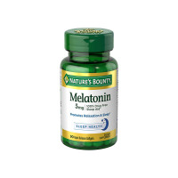 Nature's Bounty Melatonin 5mg Sleep Aid Softgels - Fall Asleep Faster with this Effective Natural Supplement