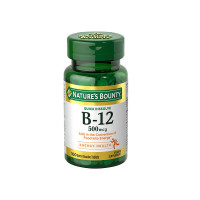 Nature's Bounty Vitamin B-12 500mcg: Essential Energy Boost Supplement for Optimal Health