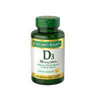 Nature's Bounty Vitamin D3 50mcg 2000 IU - Essential for Strong Bones and Immune Health