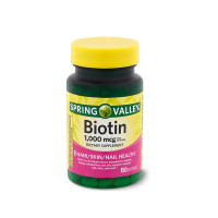 Spring Valley Biotin 1000mcg: Boost Your Hair, Skin, and Nail Health