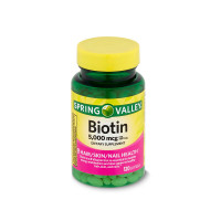 Spring Valley Biotin 5000mcg: Unlock the Power of Healthy Hair and Nails