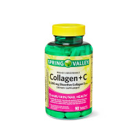 Spring Valley Collagen Plus C: 2500 mg Highly Absorbable Formula