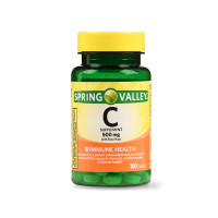Spring Valley Vitamin C with Rose Hips Supplement - Boost Your Immune System Naturally | 500mg Strength | Fast Shipping | Affordable Prices