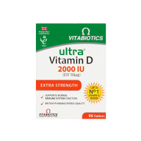 Vitabiotics Ultra Vitamin D 2000 IU Extra Strength - Boost Your Health with High-Potency Vitamin D Supplement