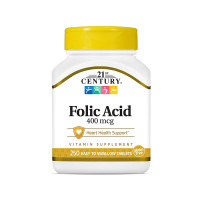 21st Century Folic Acid 400 mcg - Boost Your Health with High-Quality Tablets
