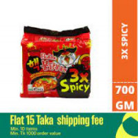 Samyang Buldak 3x Spicy Hot Chicken Flavor Ramen (700gm) - Fiery and Flavorful Ramen Noodles!
