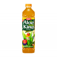Okf Aloe Vera King Mango Flavor Juice Drink - 1.5ltr: Refreshing and Nutritious Aloe Beverage
