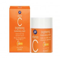 Boots Vitamin C Brightening Moisturising Night Cream 50ml - Enhance Your Skin's Radiance Overnight