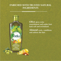 Vatika Naturals Olive Enriched Hair Oil - 300ml: Nourish and Strengthen Your Hair