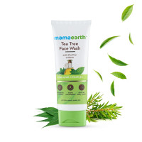 Mamaearth Tea Tree Facewash: Effective Solution for Acne and Pimples (100ml)