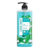 Watsons Cool Mint Scented Gel Body Wash 1000ml - Refreshing Cleanse for Ultimate Freshness