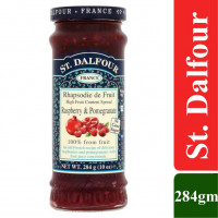 St. Dalfour Raspberry with Pomegranate 284gm: A Delectable Fruit Spread for a Perfect Blend of Flavors